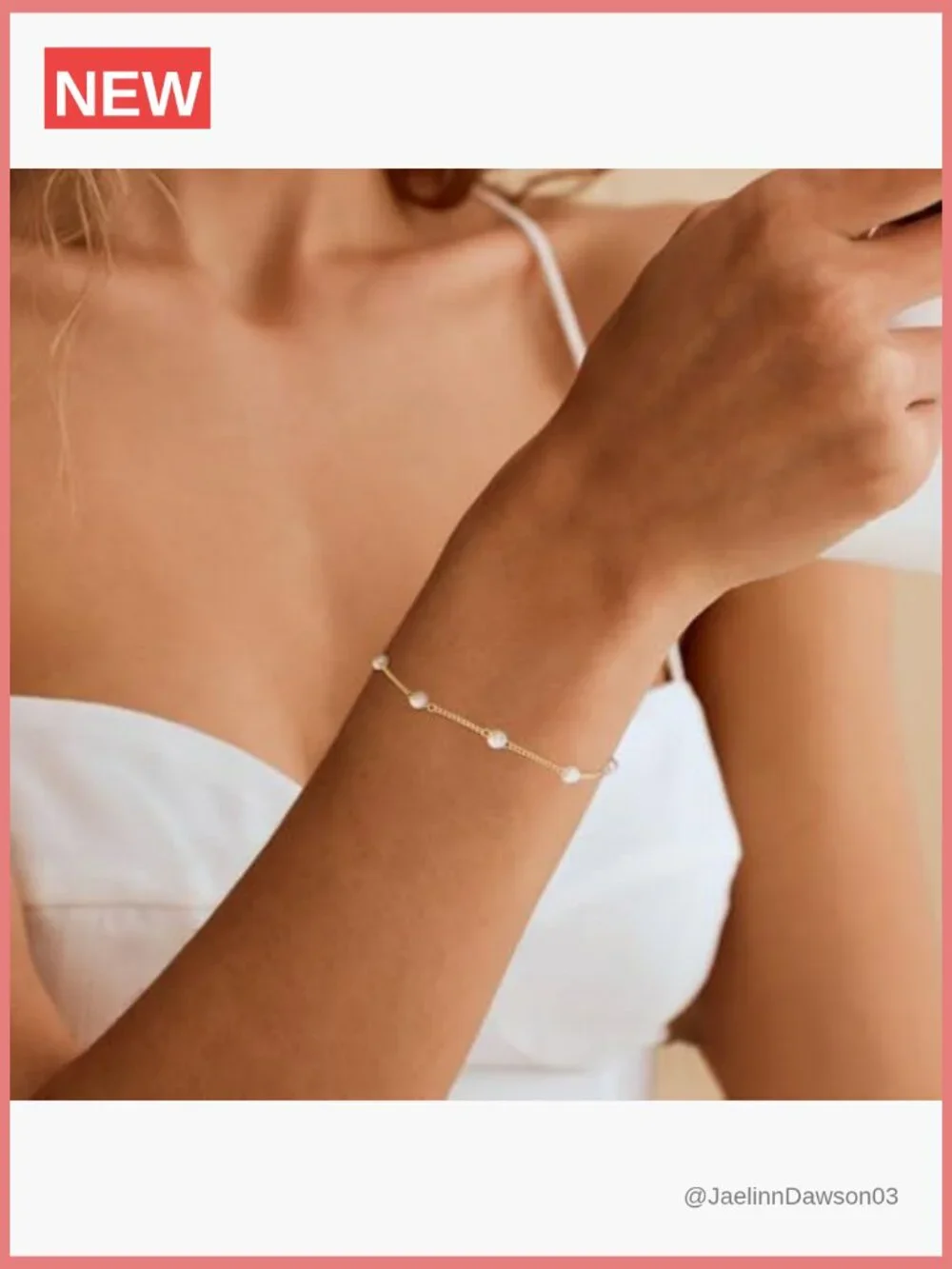 Women's Dainty Gold Pearl Choker Necklace Earring Bracelet Set